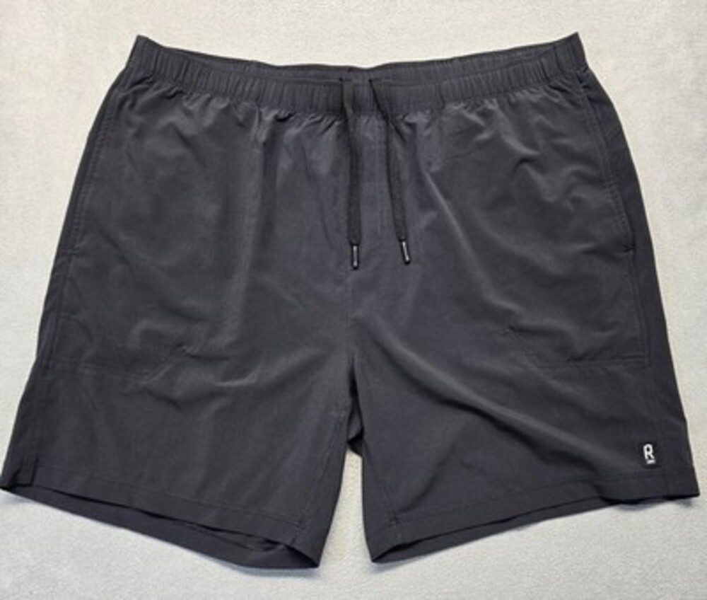 Rhone Performance Shorts Men Black Athletic Training Running Moisture Size XL